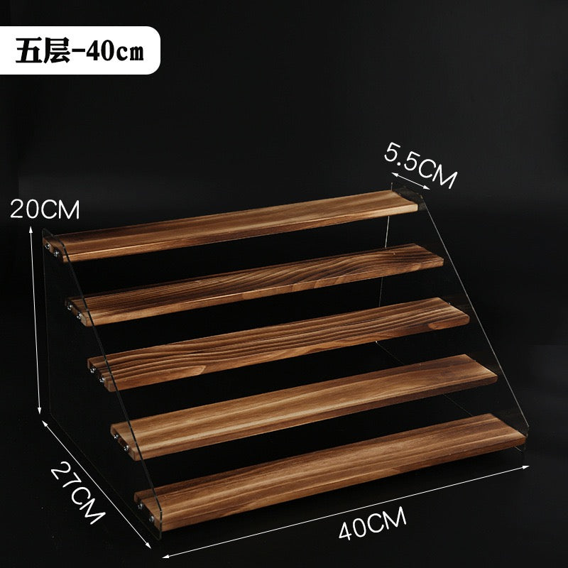 WOODEN ACRYLIC PERFUME RACKS