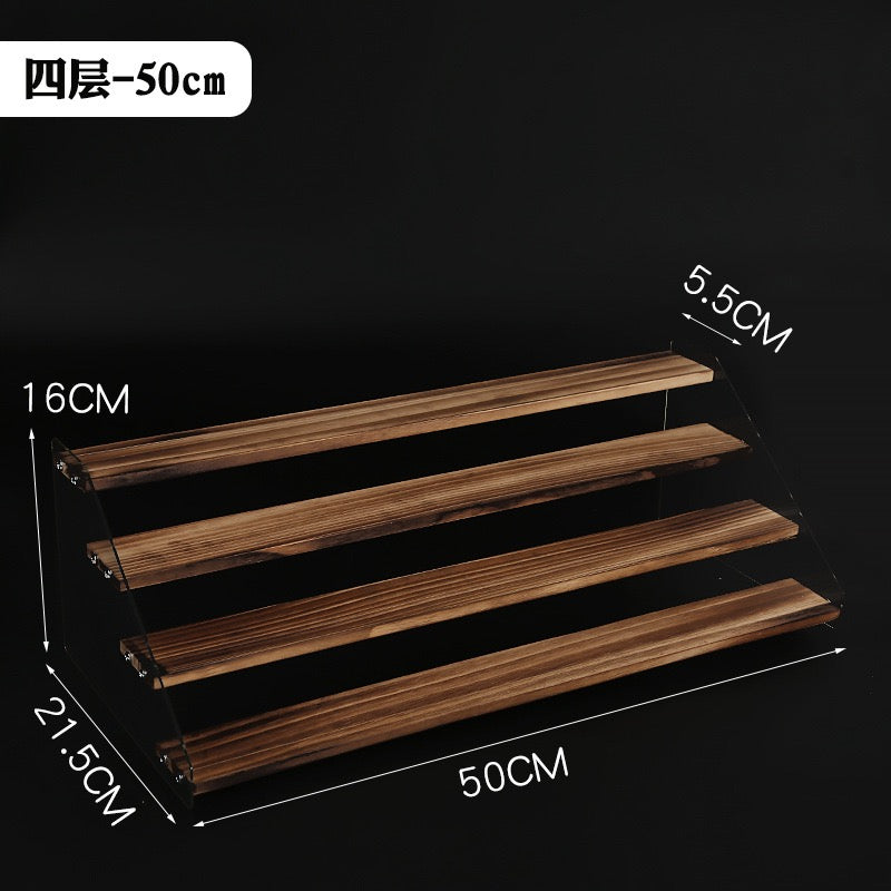 WOODEN ACRYLIC PERFUME RACKS