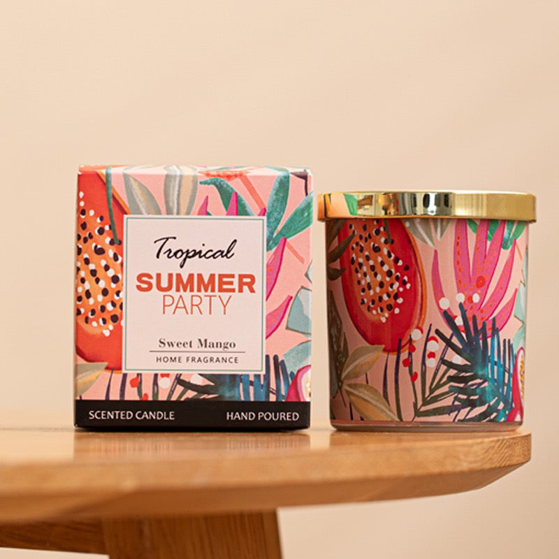 TROPICAL HOME FRAGRANCE SCENTED CANDLES 200g