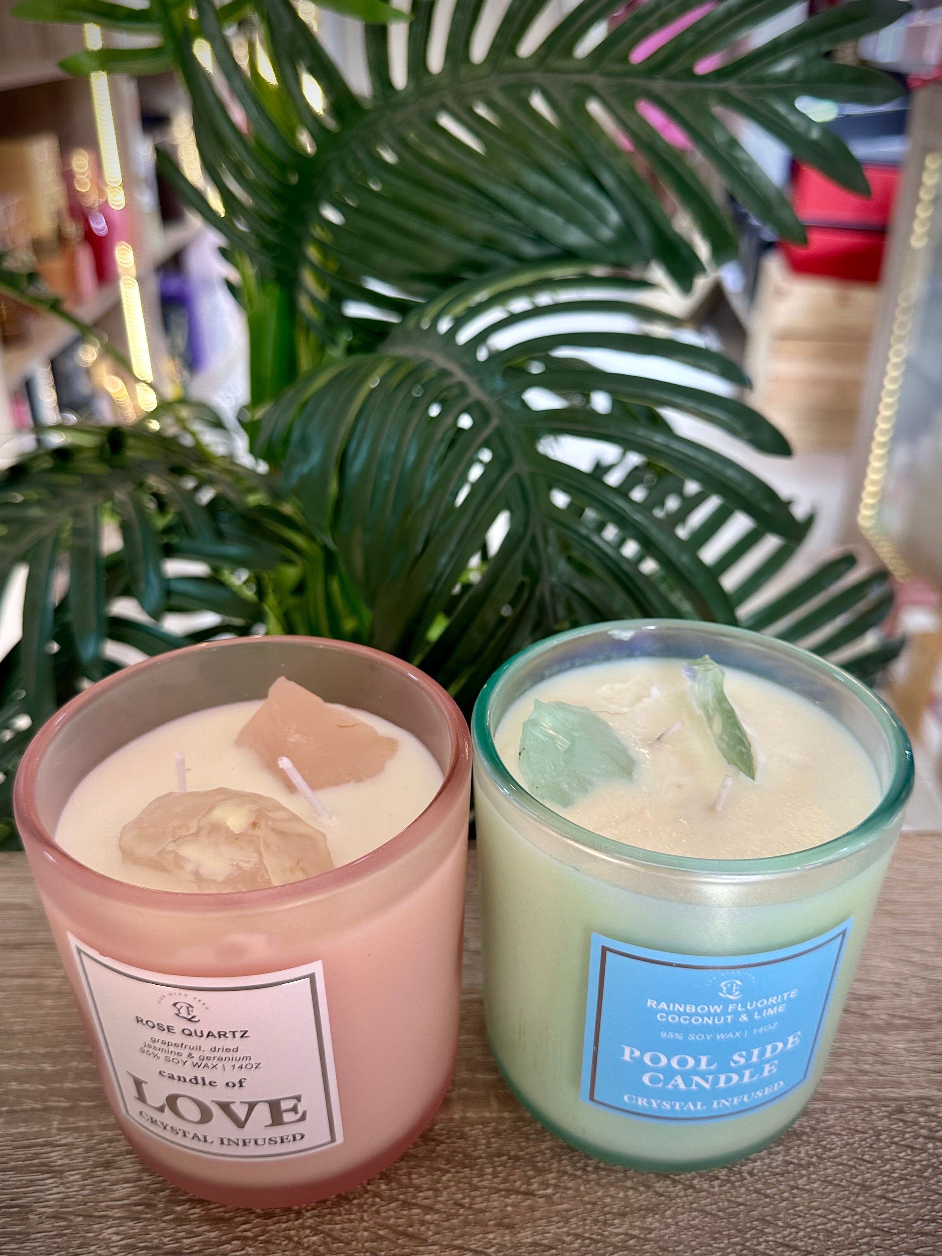 CRYSTAL SCENTED CANDLE 400g