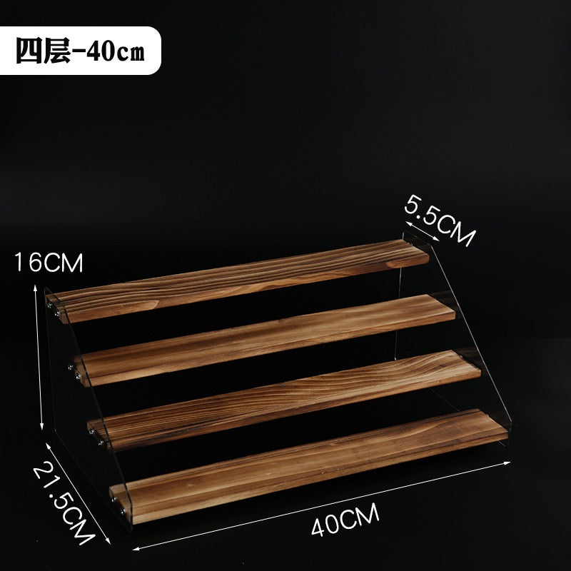 WOODEN ACRYLIC PERFUME RACKS