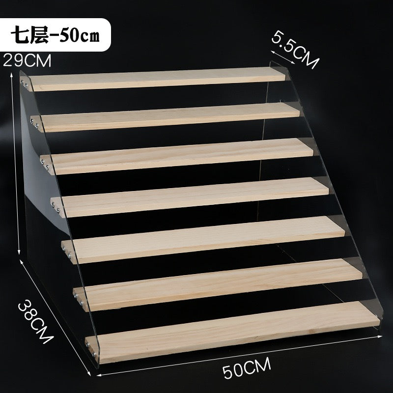 WOODEN ACRYLIC PERFUME RACKS