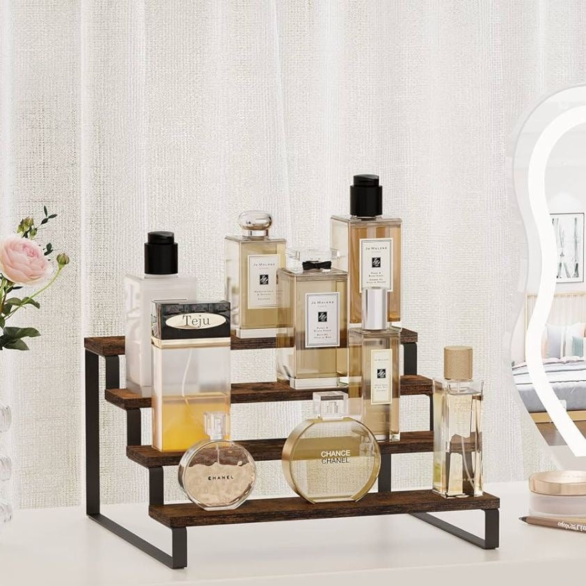 PERFUME DISPLAY WOODEN RACKS