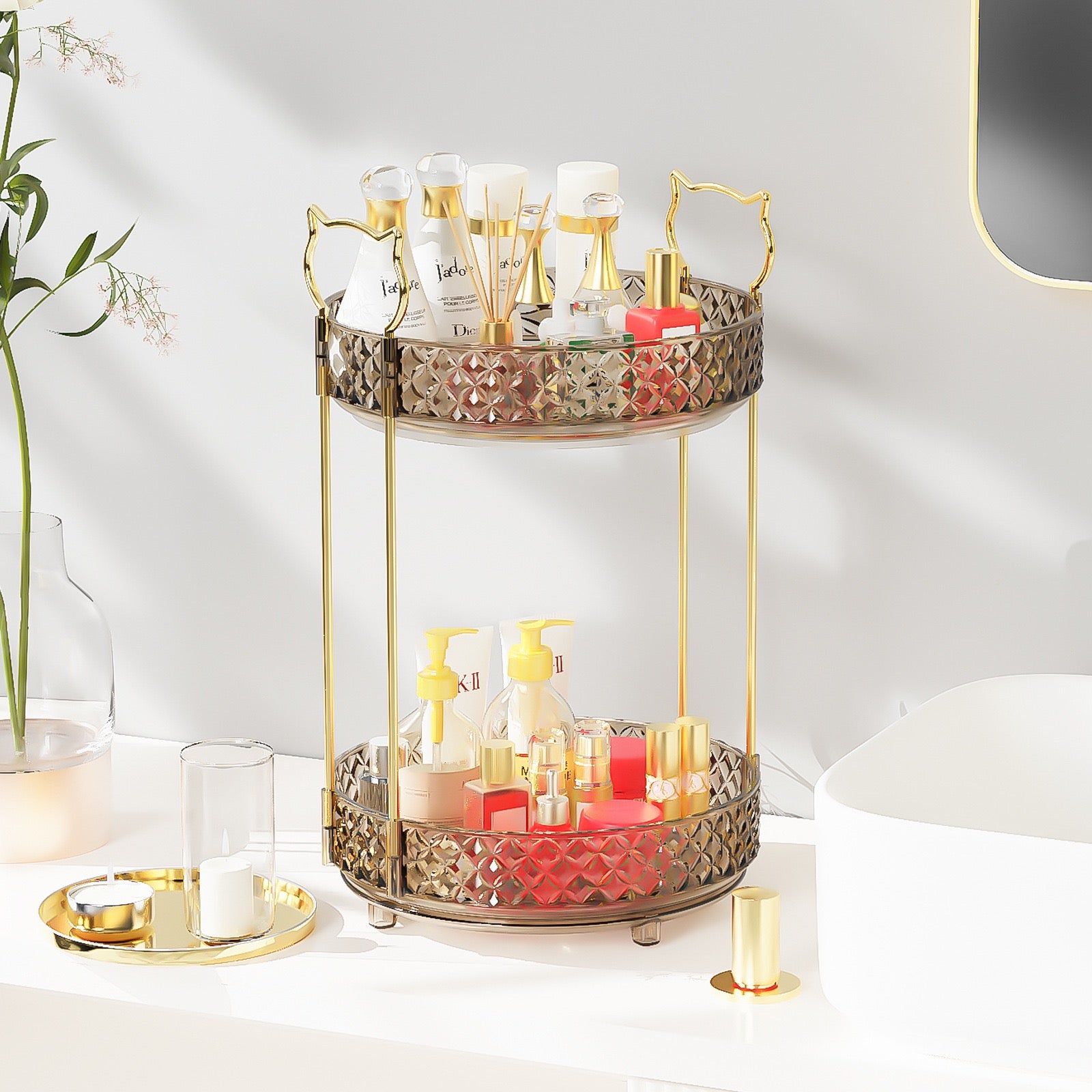 360° ROTATING PERFUME ORGANIZER