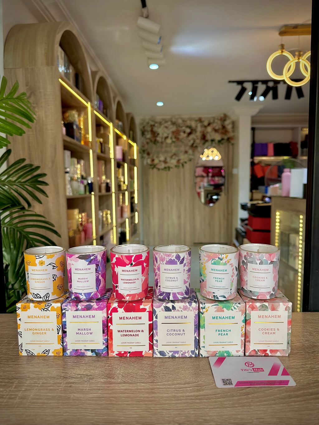 MENAHEM SCENTED CANDLES
