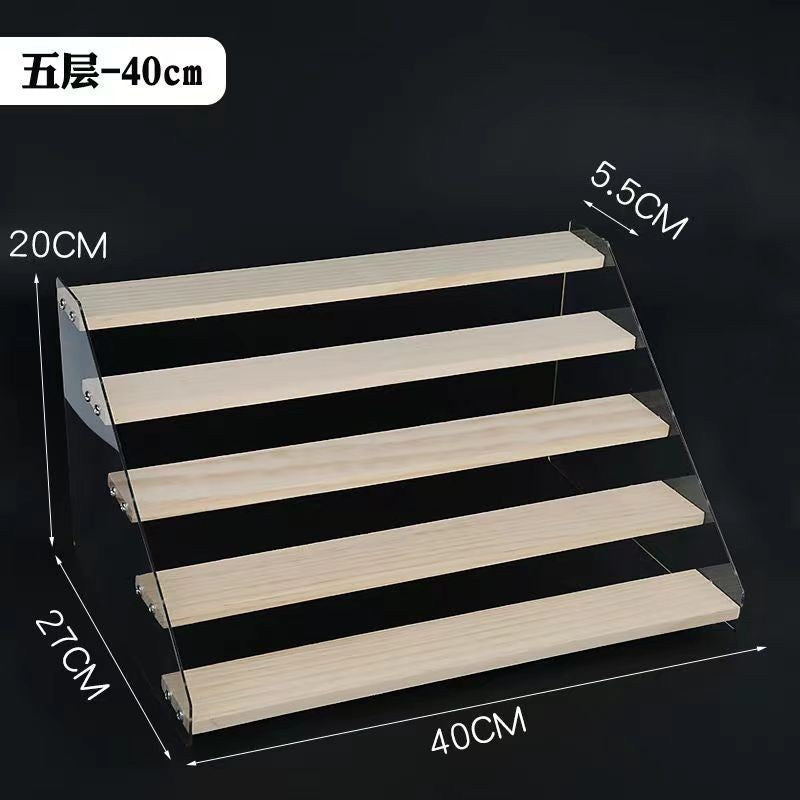 WOODEN ACRYLIC PERFUME RACKS