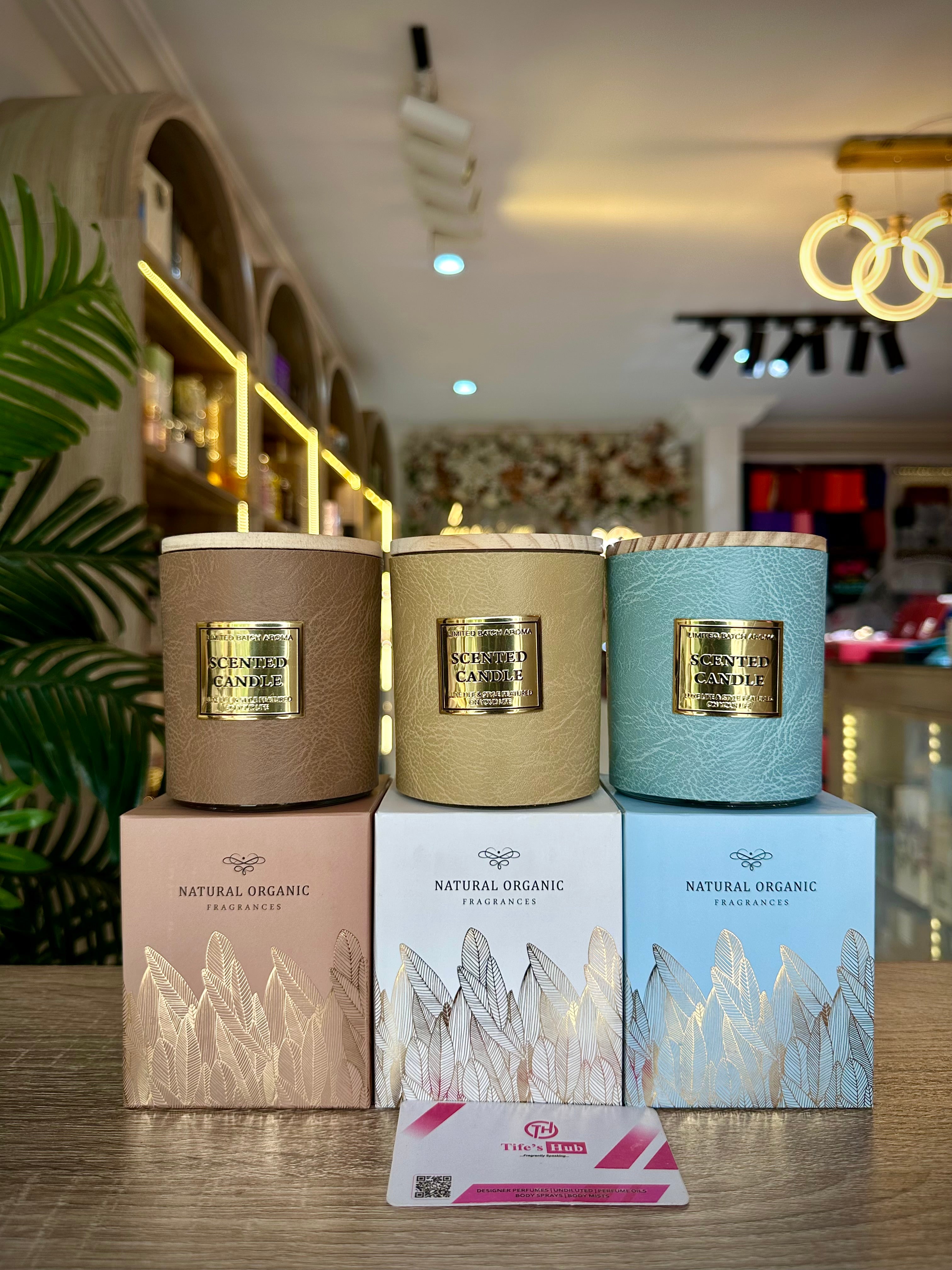 NATURAL ORGANIC SCENTED CANDLE 200g