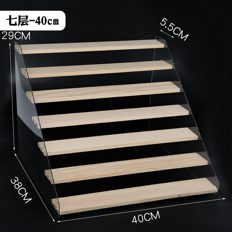 WOODEN ACRYLIC PERFUME RACKS