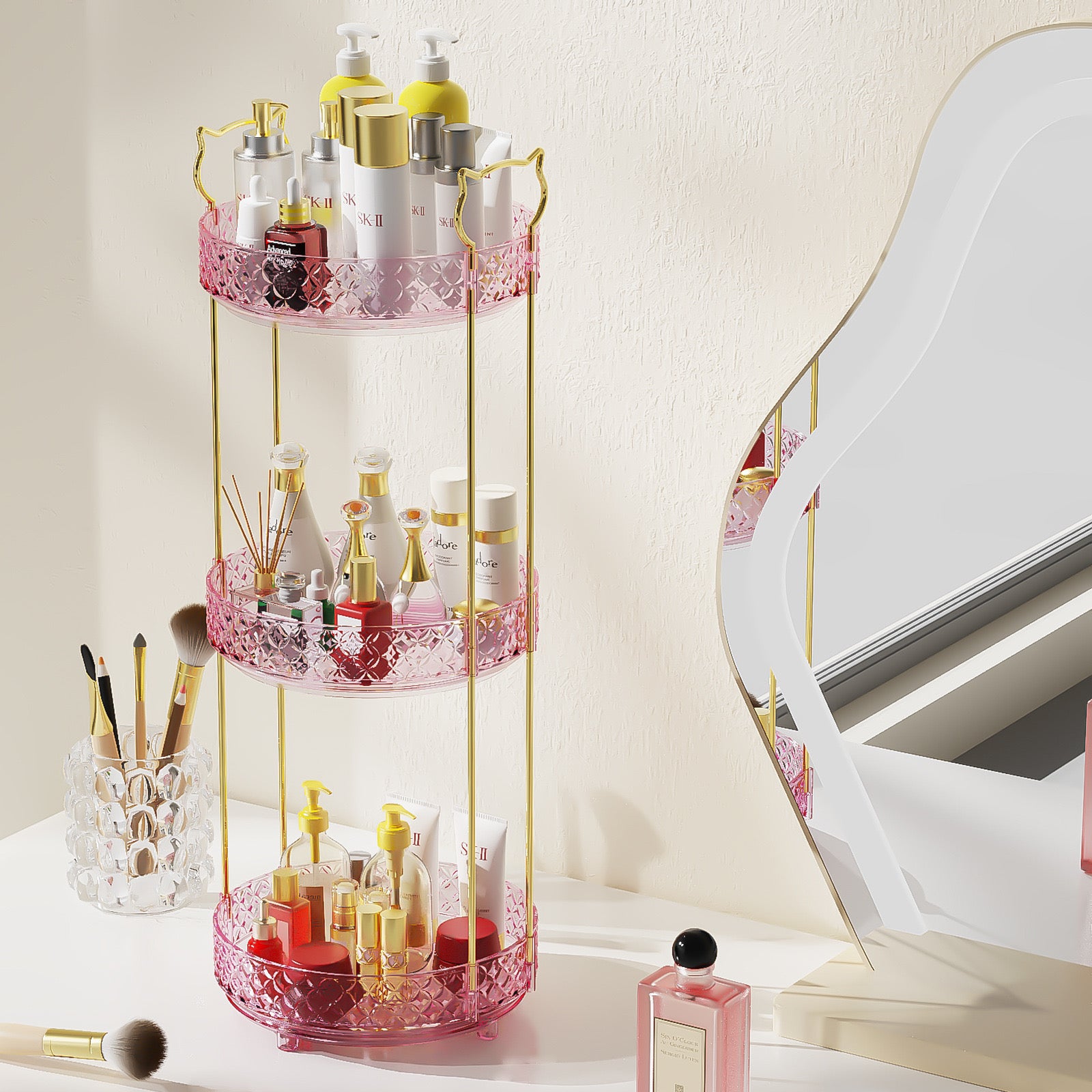 360° ROTATING PERFUME ORGANIZER