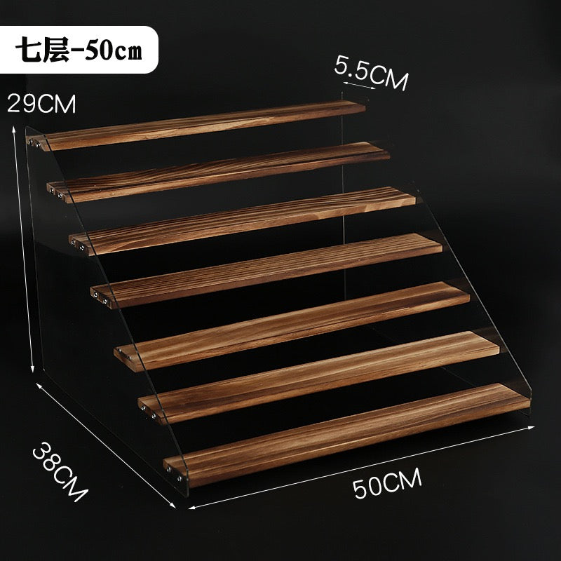 WOODEN ACRYLIC PERFUME RACKS