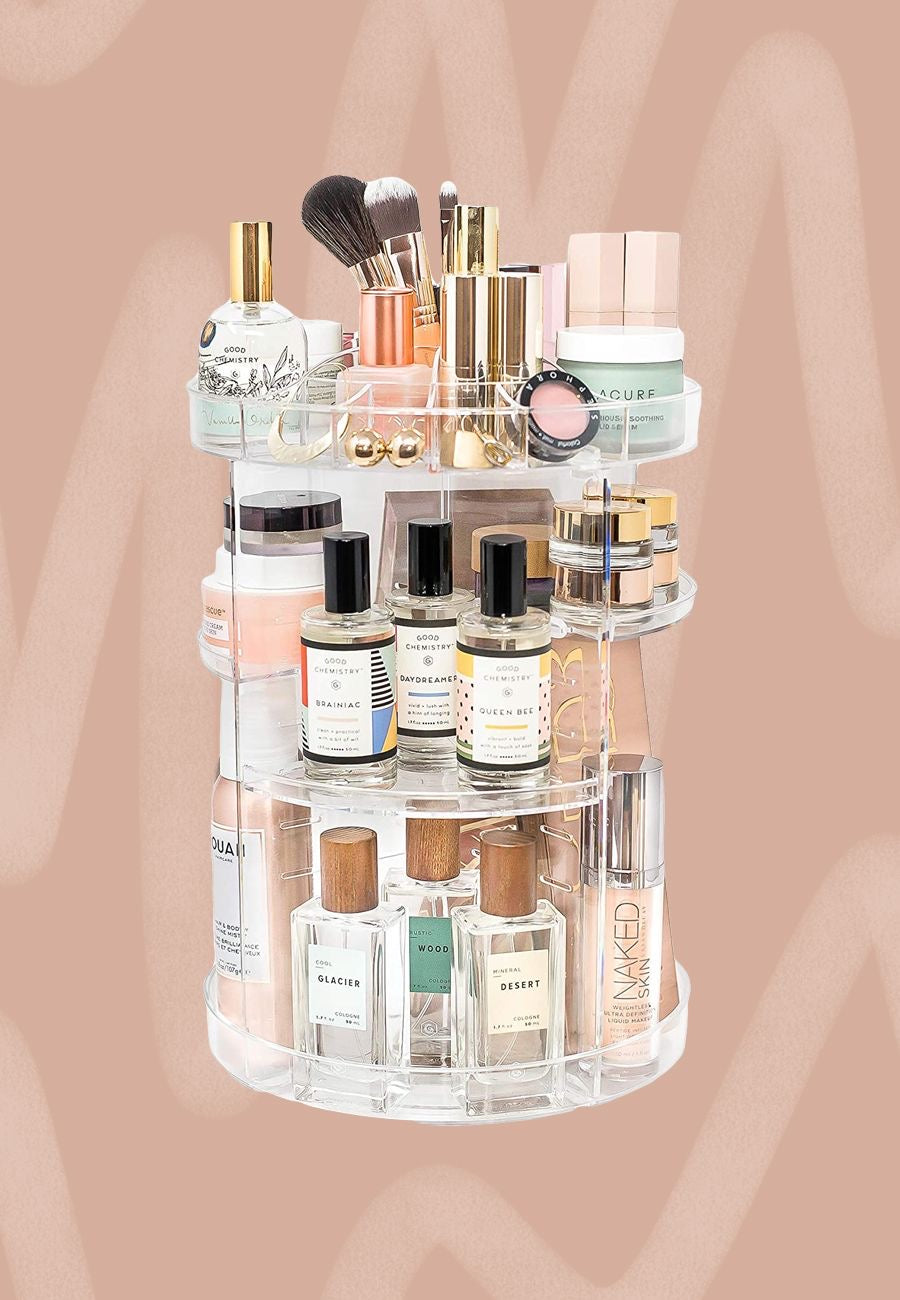 ACRYLIC ROTATING PERFUME ORGANIZER