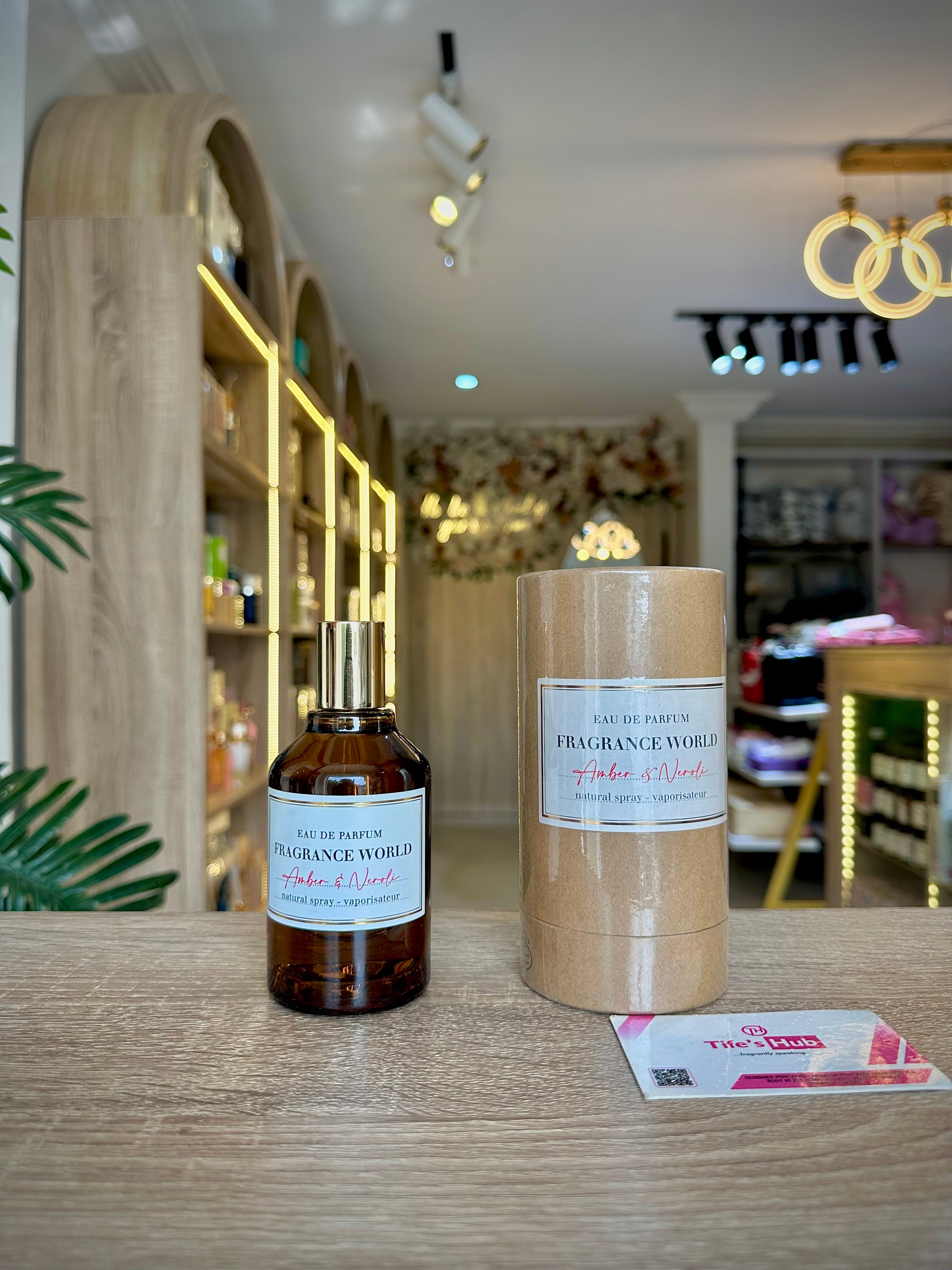 AMBER & NEROLI BY FRAGRANCE WORLD 80ML EDP