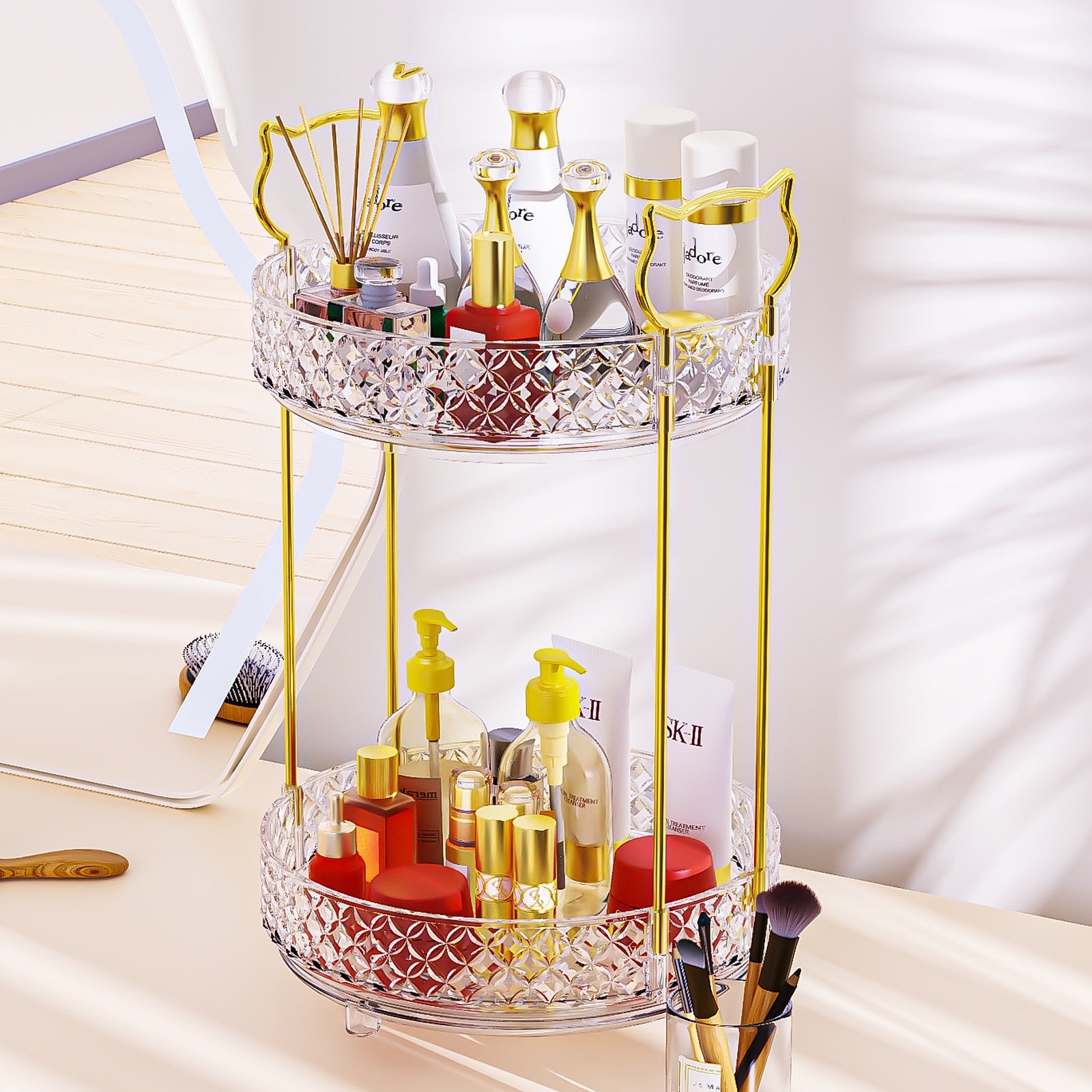 360° ROTATING PERFUME ORGANIZER