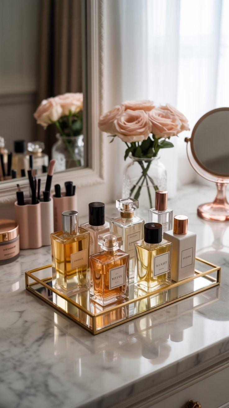 VANITY TRAYS FOR PERFUMES