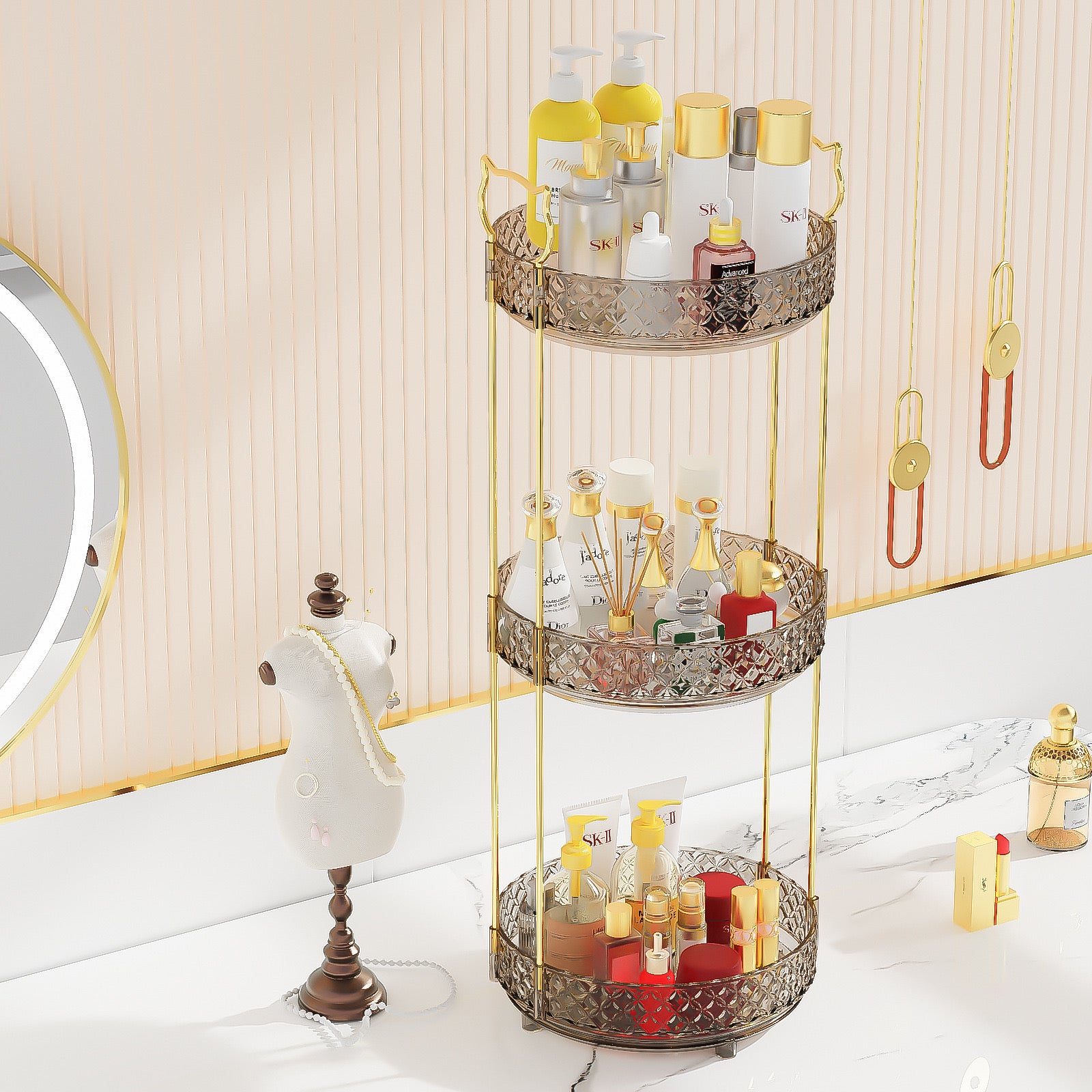 360° ROTATING PERFUME ORGANIZER