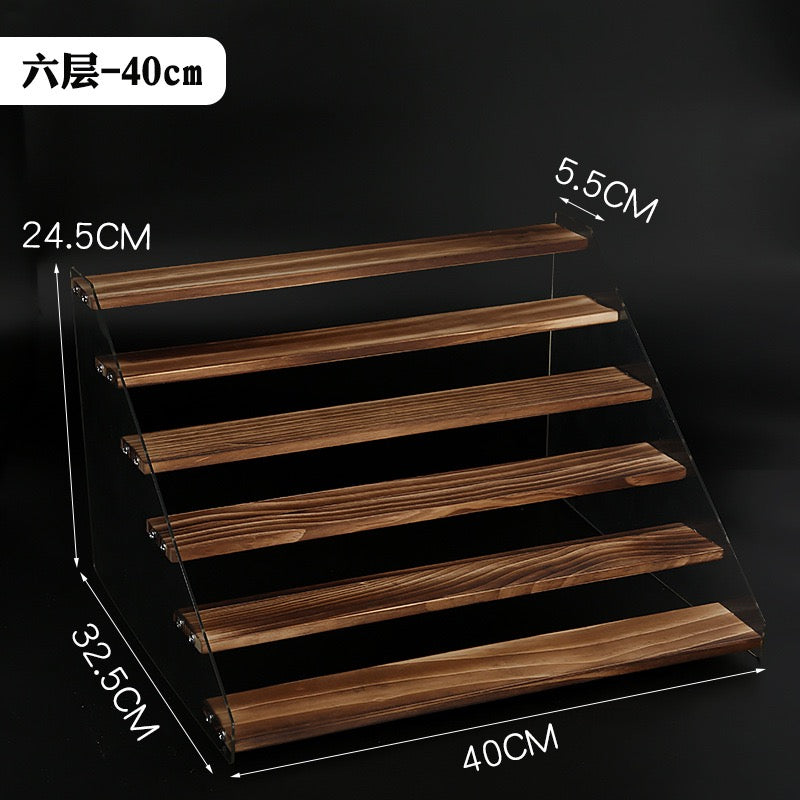WOODEN ACRYLIC PERFUME RACKS