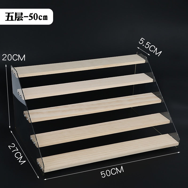 WOODEN ACRYLIC PERFUME RACKS