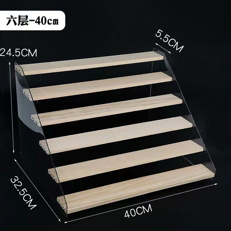 WOODEN ACRYLIC PERFUME RACKS