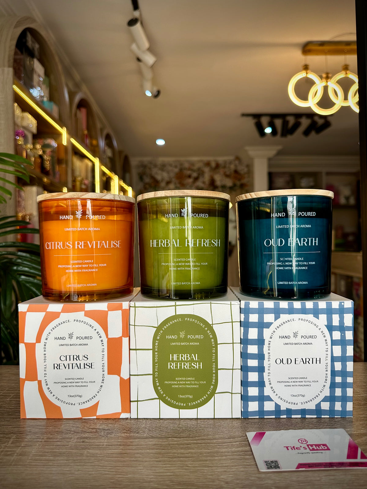 HAND POURED SCENTED CANDLE