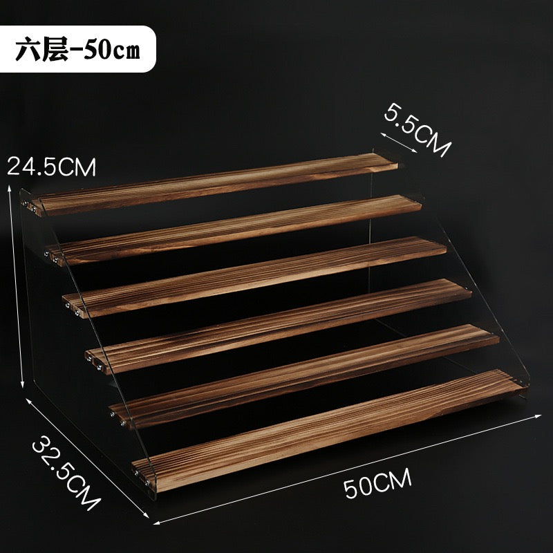 WOODEN ACRYLIC PERFUME RACKS