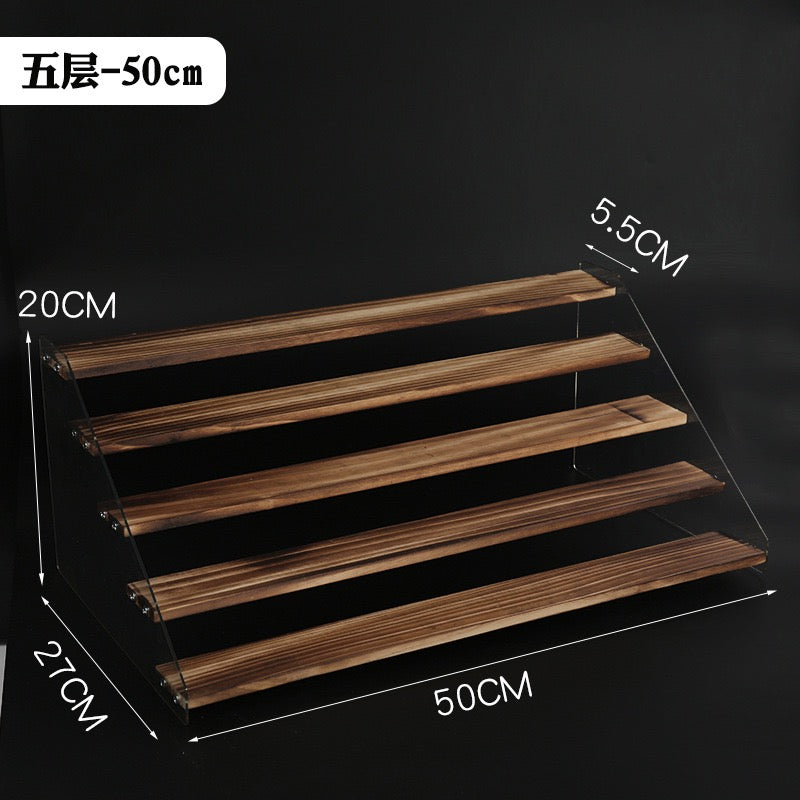 WOODEN ACRYLIC PERFUME RACKS