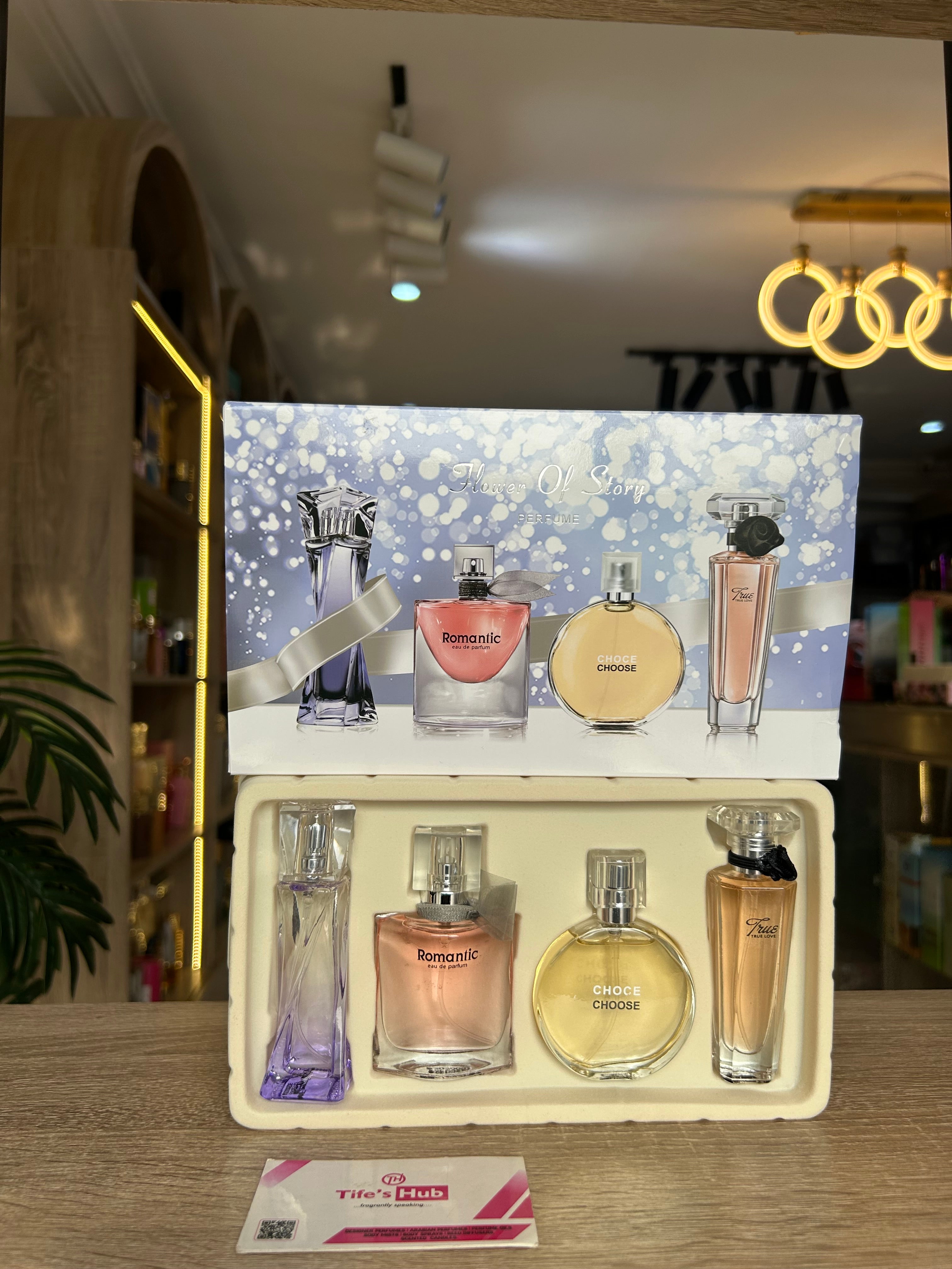 FLOWER OF LOVE 4in1 GIFT SET PURPLE