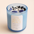 I AM IN THE RIGHT PLACE CRYSTAL INFUSED CANDLE 350g