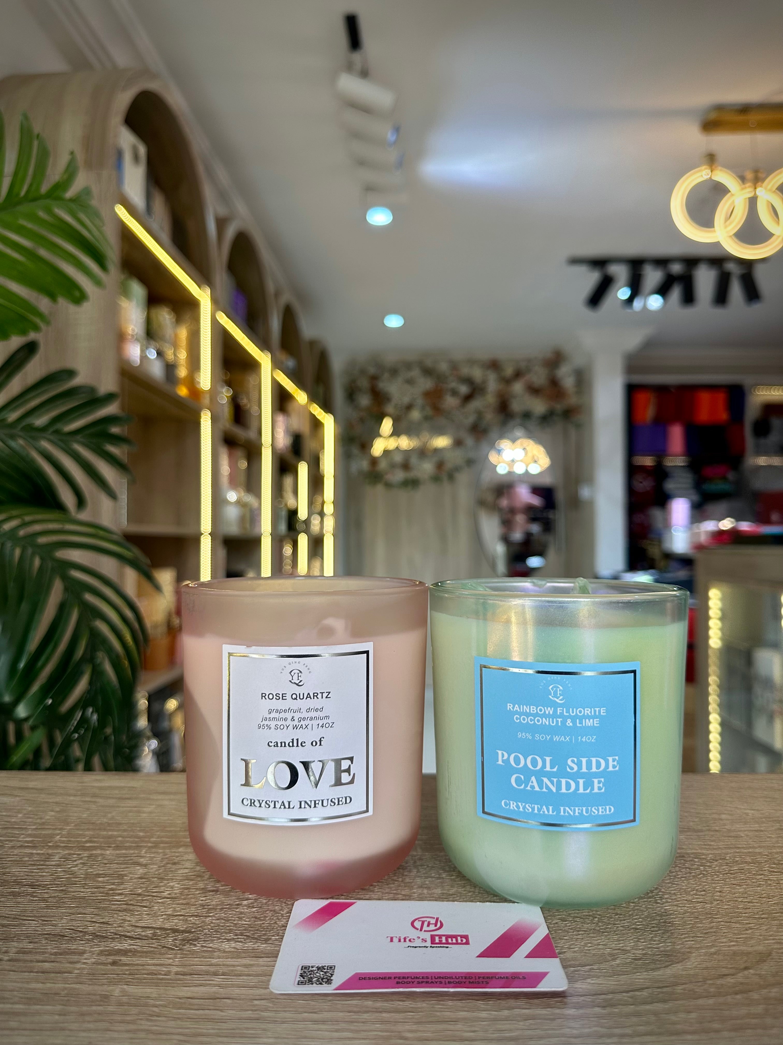 CRYSTAL SCENTED CANDLE 400g