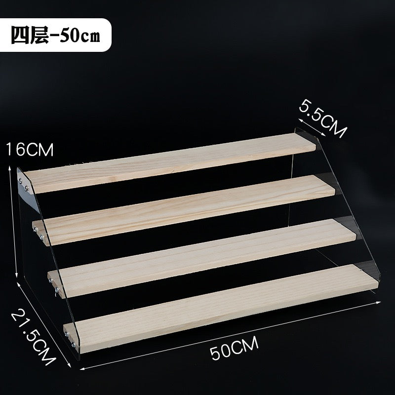 WOODEN ACRYLIC PERFUME RACKS