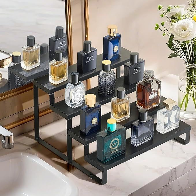 PERFUME DISPLAY WOODEN RACKS