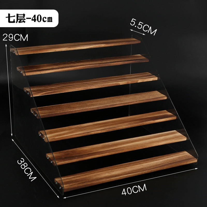 WOODEN ACRYLIC PERFUME RACKS