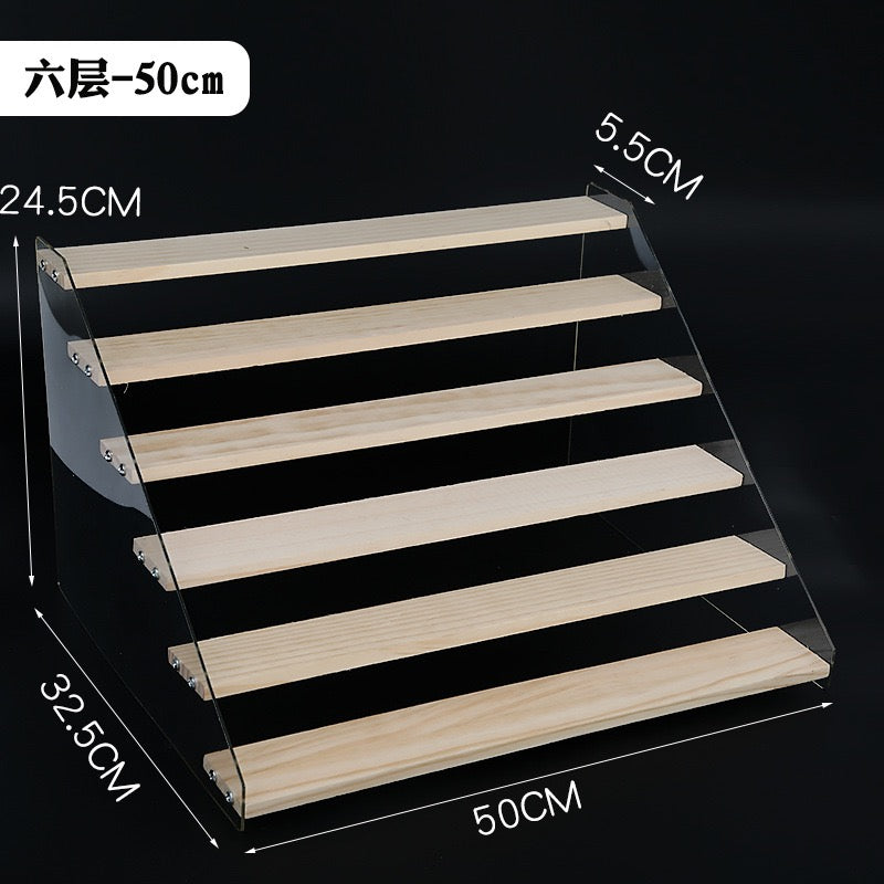WOODEN ACRYLIC PERFUME RACKS