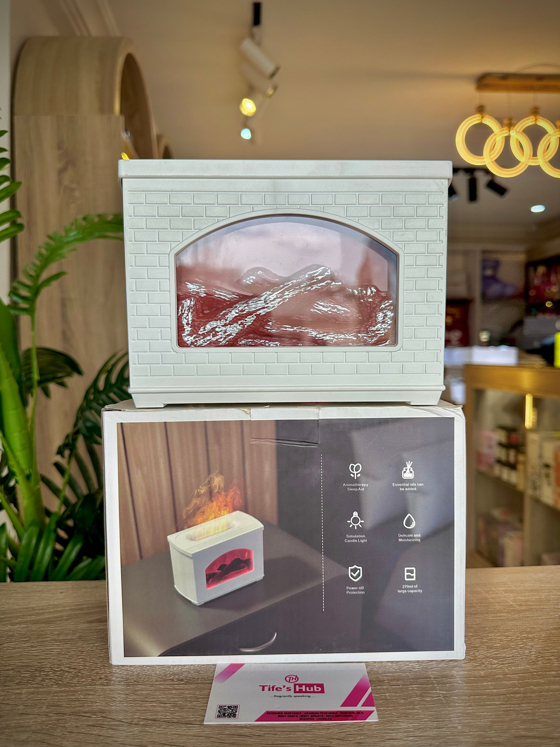 FIRE PLACE AROMATHERAPY HUMIDIFIER