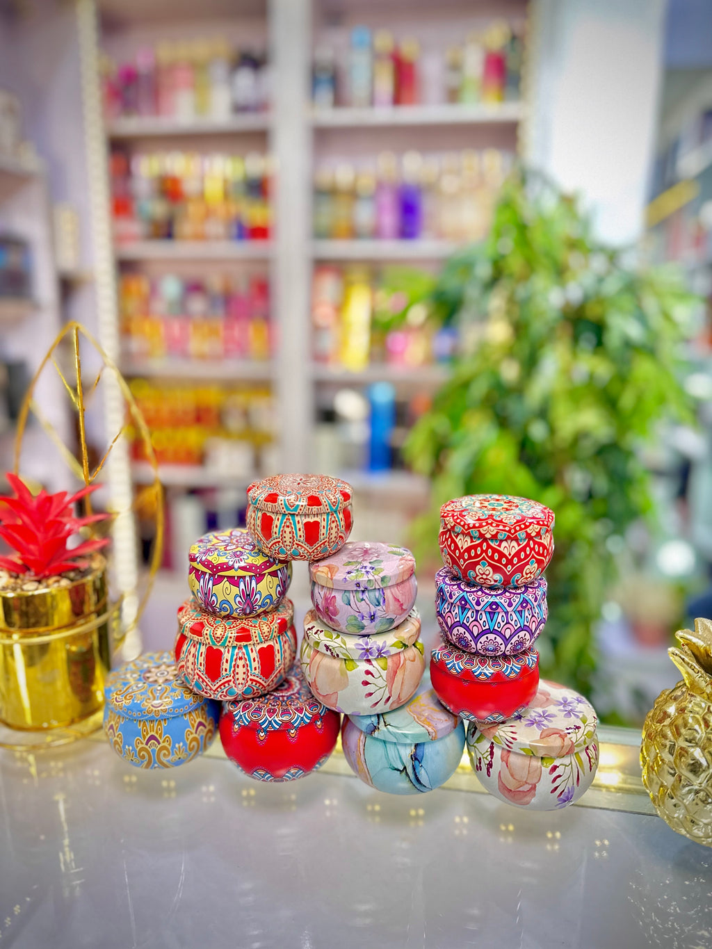 FLOWER SCENTED CANDLES