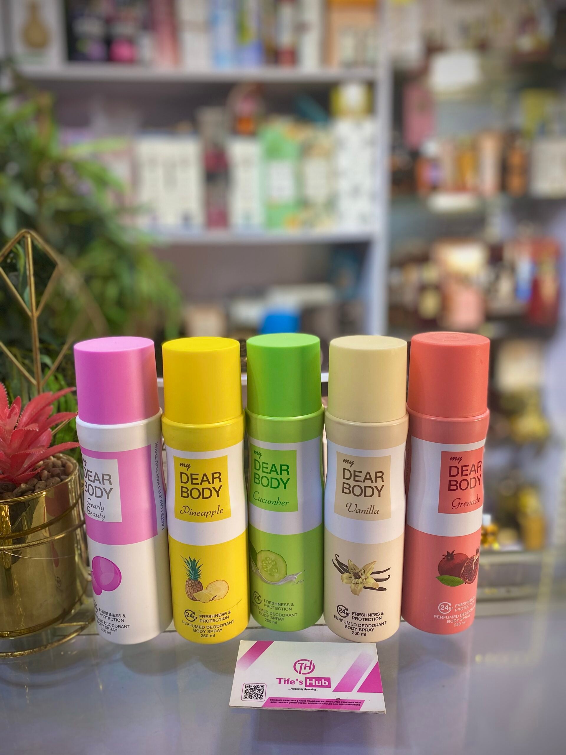 DEAR BODY SPRAYS 250ML