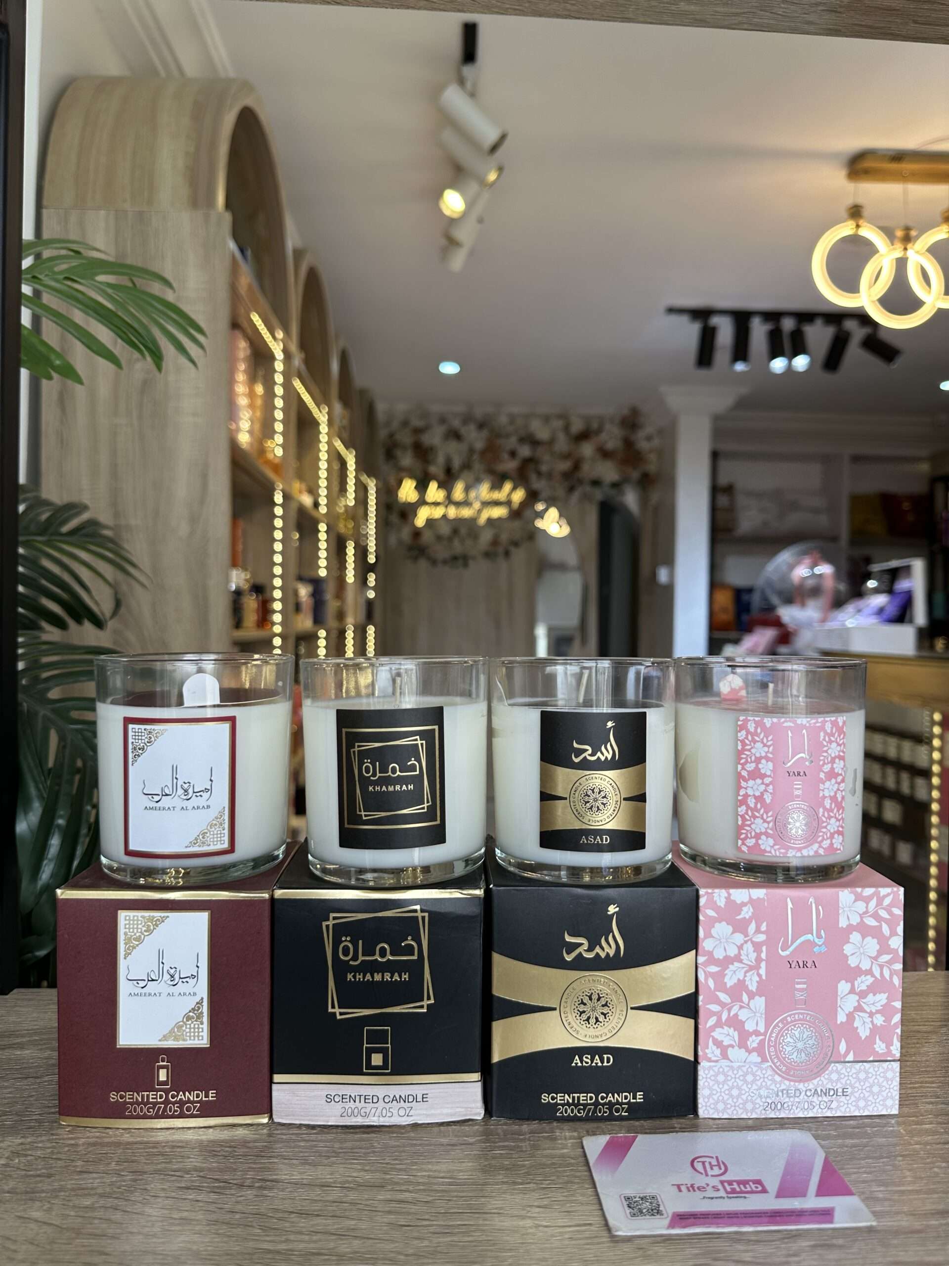 SCENTED CANDLES