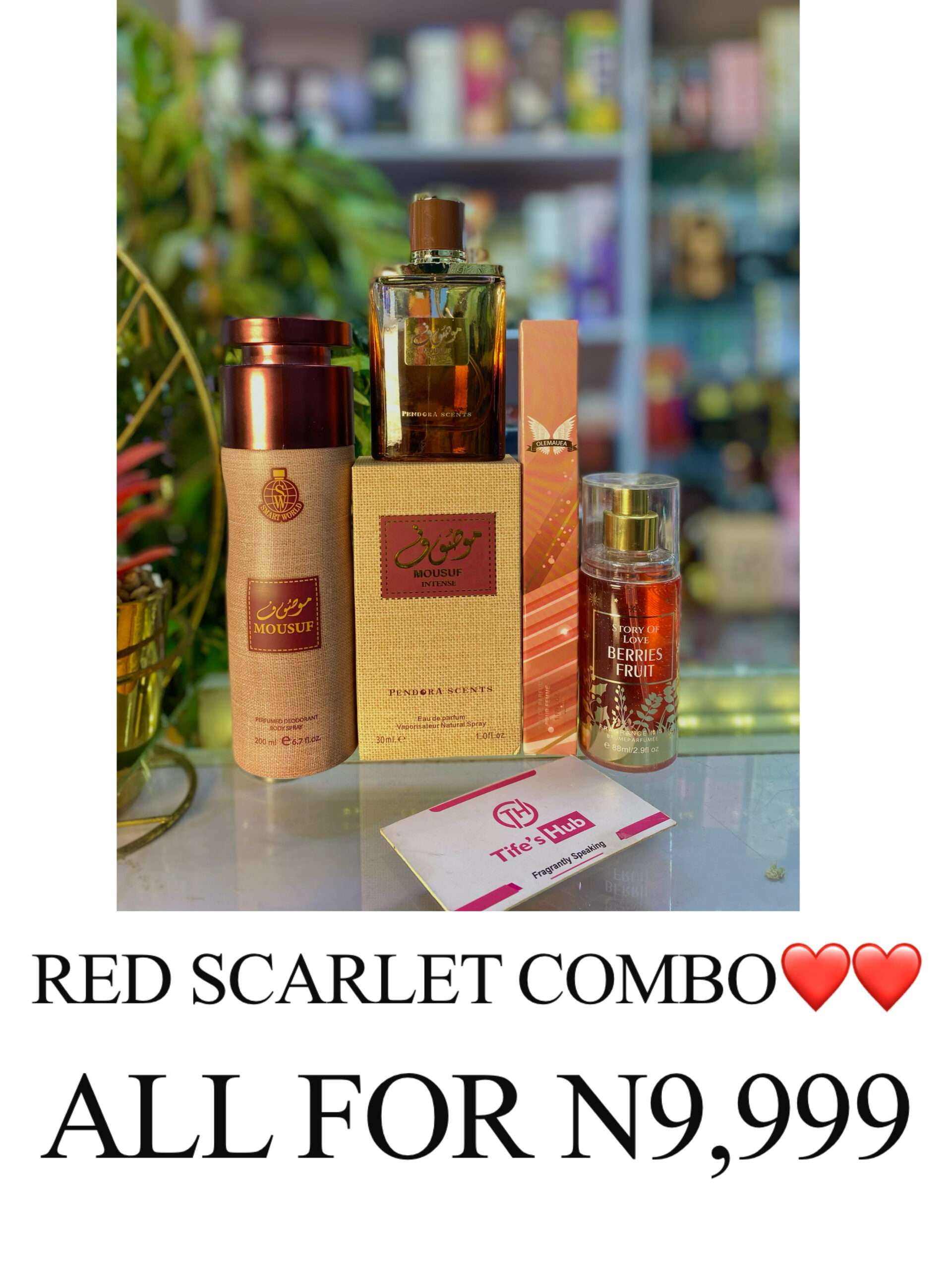 RED SCARLET COMBO