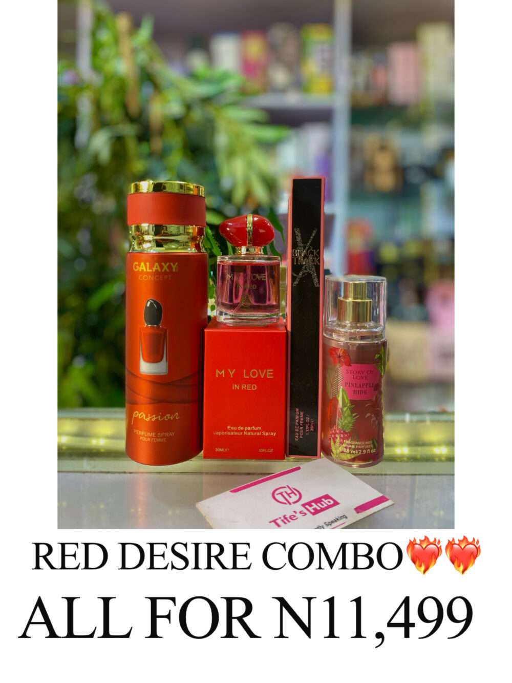 RED DESIRE COMBO
