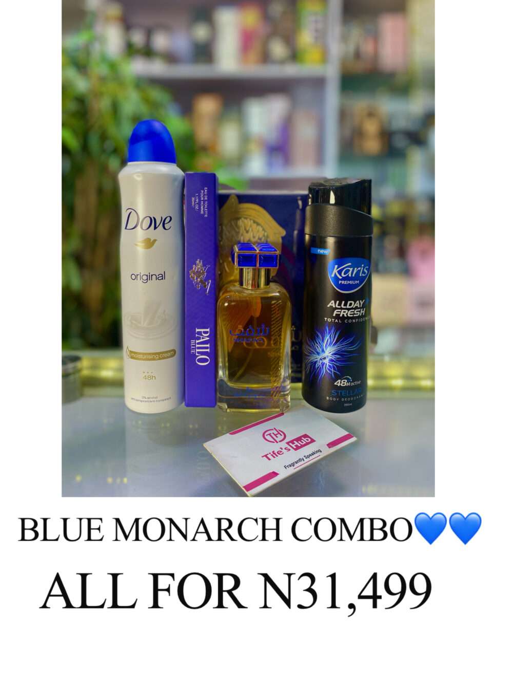 BLUE MONARCH COMBO